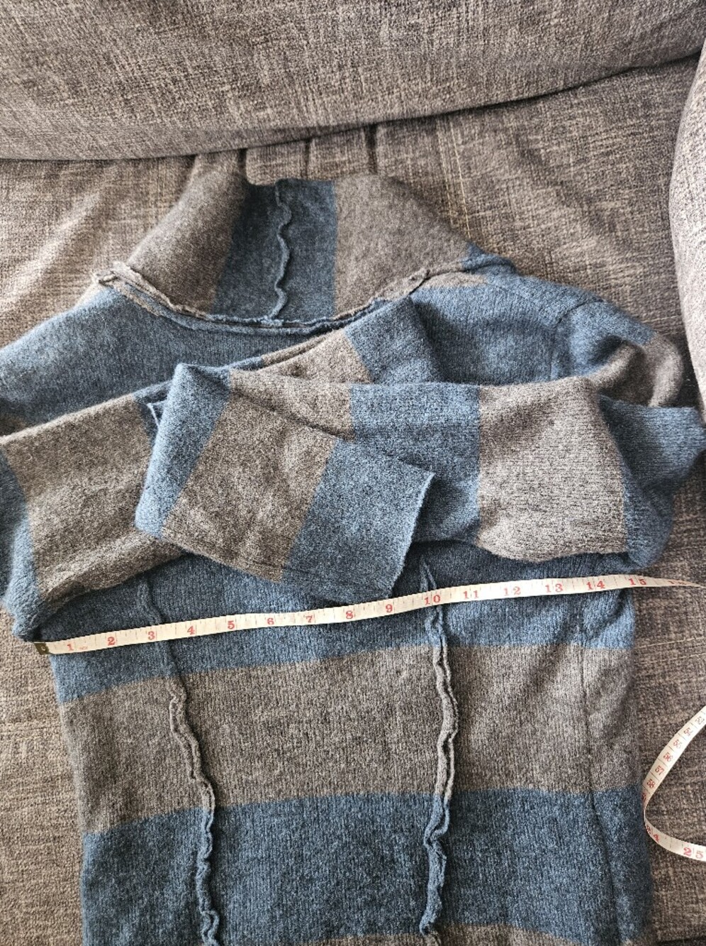 Free People Button-Up Cardigan Sweater featuring an exposed raw-edge seam - Picture 8 of 11